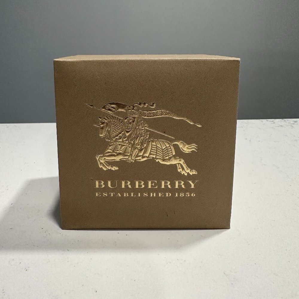 Burberry Women's Gold Watch w/ Cloth Strap